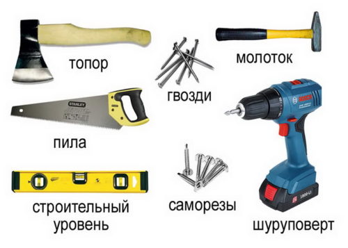 Набор инструментов для строительства